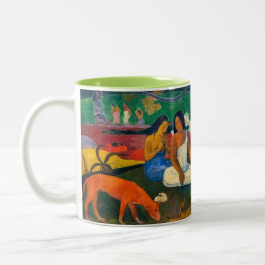 Paul Gauguin - Arearea / De Rode Hond Tweekleurige Koffiemok (Links)