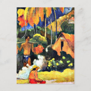 Paul Gauguin art: Het moment van waarheid II Briefkaart