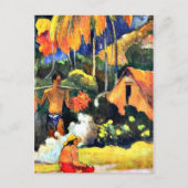 Paul Gauguin art: Het moment van waarheid II Briefkaart (Voorkant)