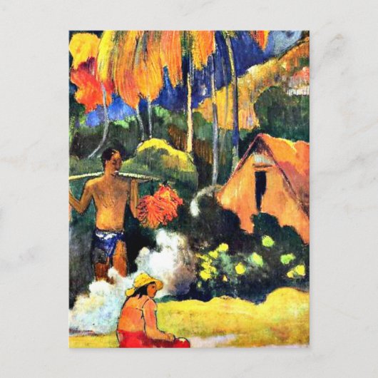 Paul Gauguin art: Het moment van waarheid II Briefkaart (Voorkant)