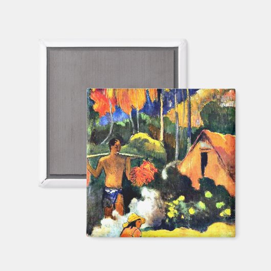 Paul Gauguin art: Het moment van waarheid II Magneet (Voorkant / Achterkant)