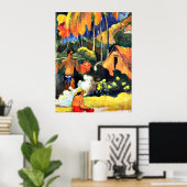 Paul Gauguin art: Het moment van waarheid II Poster (Thuiskantoor)
