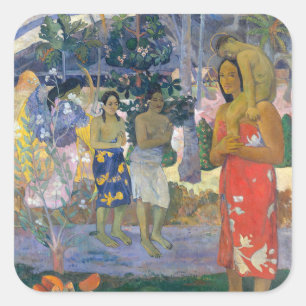 Paul Gauguin - Ave Maria / Ia Orana Maria Vierkante Sticker