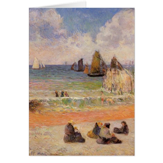 Paul Gauguin-Bathing, Dieppe (Voorkant)