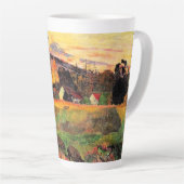 Paul Gauguin beroemd schilderij, Kom hier, Latte Mok (Rechterhoek)