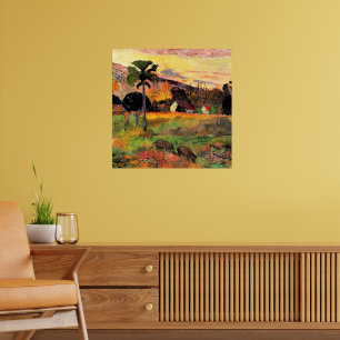 Paul Gauguin beroemd schilderij, Kom hier, Poster