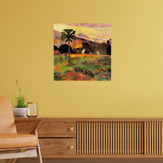 Paul Gauguin beroemd schilderij, Kom hier, Poster (Woonkamer 2)