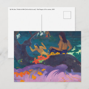 Paul Gauguin - Bij de zee / Fatata te Miti Briefkaart