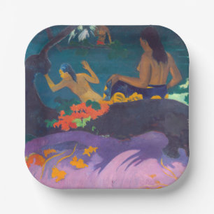 Paul Gauguin - Bij de zee / Fatata te Miti Papieren Bordje