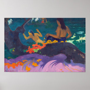 Paul Gauguin - Bij de zee / Fatata te Miti Poster