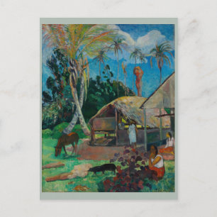 Paul Gauguin Black Pigs Briefkaart