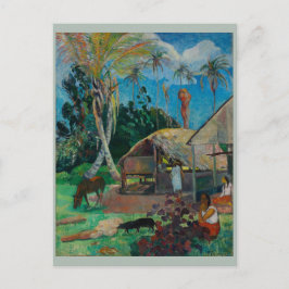 Paul Gauguin Black Pigs Briefkaart