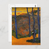Paul Gauguin-Blauwe bomen Briefkaart (Voorkant / Achterkant)