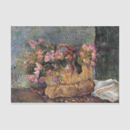 Paul Gauguin, "Bloemenmand" Schilderij Tissuepapier