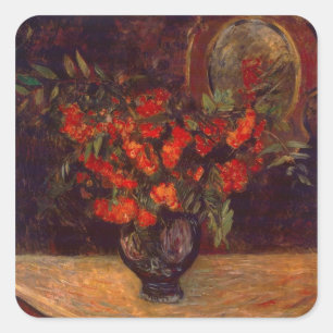 Paul Gauguin Bouquet, 1884 Vierkante Sticker