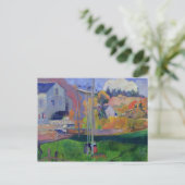 Paul Gauguin | Bretagne Landschap: de David Mill; Briefkaart (Staand voorkant)
