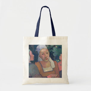 Paul Gauguin Breton Peasants, 1894 (olie op canv Tote Bag