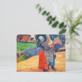 Paul Gauguin - Bretonse boerinnen Briefkaart (Staand voorkant)