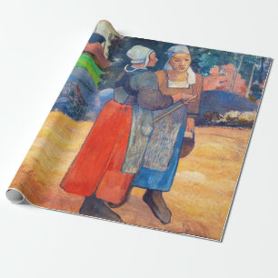 Paul Gauguin - Bretonse boerinnen Cadeaupapier