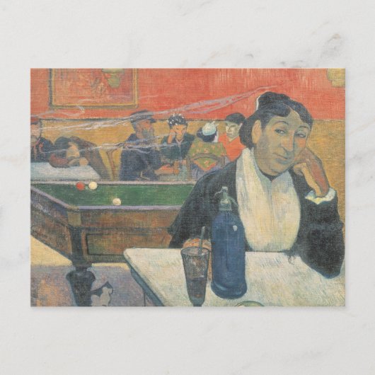 Paul Gauguin | Cafe te Arles, 1888 Briefkaart (Voorkant)