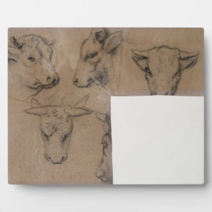 Paul Gauguin   Cinq Croquis de tete de vache (penc Fotoplaat