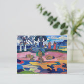 Paul Gauguin - Dag van de God / Mahana no atua Briefkaart (Staand voorkant)