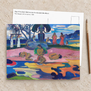 Paul Gauguin - Dag van de God / Mahana no atua Briefkaart