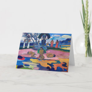 Paul Gauguin - Dag van de God / Mahana no atua Kaart