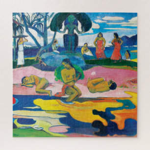 Paul Gauguin Dag van de God (Mahana no atua) Kunst Legpuzzel