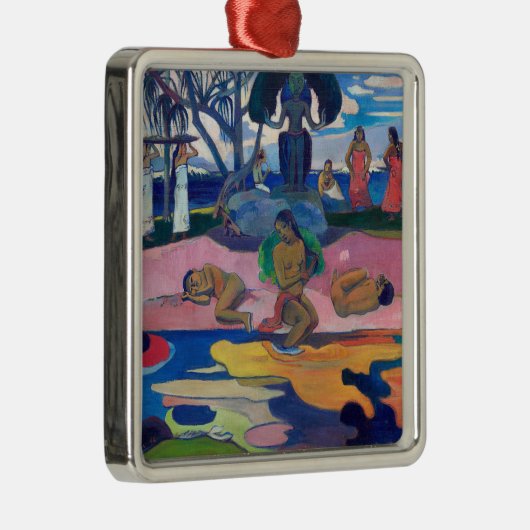 Paul Gauguin - Dag van de God / Mahana no atua Metalen Ornament (Rechts)