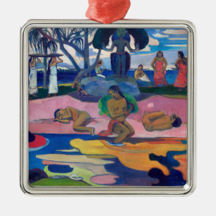 Paul Gauguin - Dag van de God / Mahana no atua Metalen Ornament