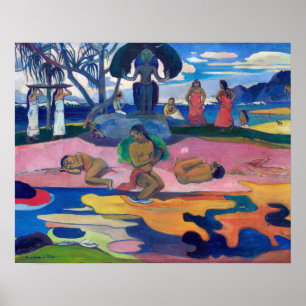 Paul Gauguin - Dag van de God / Mahana no atua Poster