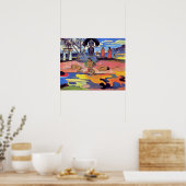 Paul Gauguin - Dag van de Goden - Kunstschilder Poster (Keuken)