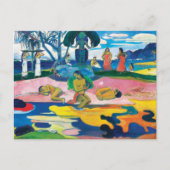 Paul Gauguin Day of the God (Mahana no atua) Art Briefkaart (Voorkant)