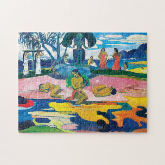 Paul Gauguin Day of the God (Mahana no atua) Art Legpuzzel (Horizontaal)
