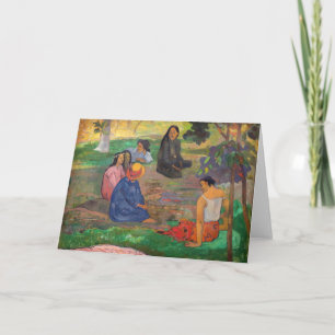 Paul Gauguin - De conversatie / Les Parau Parau Kaart