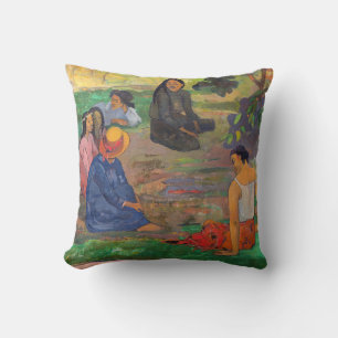 Paul Gauguin - De conversatie / Les Parau Parau Kussen