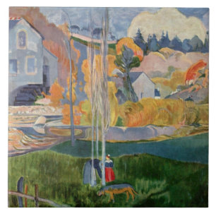 Paul Gauguin  de David Mill in Pont-Aven Tegeltje