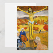 Paul Gauguin - De Gele Christus Bedankkaart (Voorkant / Achterkant)