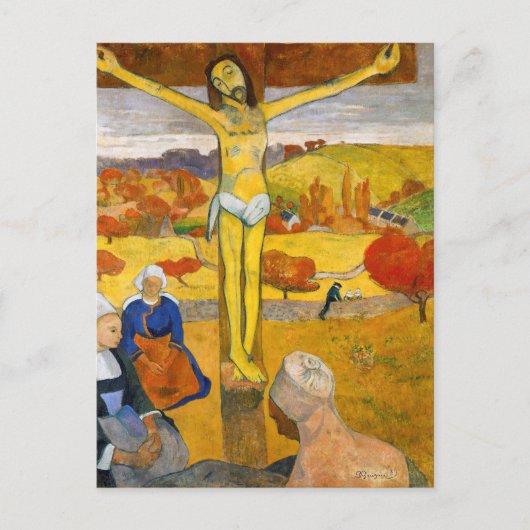 Paul Gauguin - De Gele Christus Briefkaart (Voorkant)