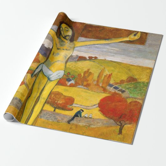 Paul Gauguin - De Gele Christus Cadeaupapier (Uitgerold)