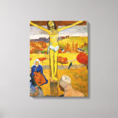 Paul Gauguin - De Gele Christus Canvas Afdruk (Voorkant)