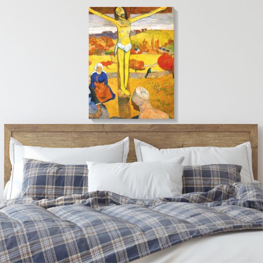 Paul Gauguin - De Gele Christus Canvas Afdruk (Insitu (Slaapkamer))