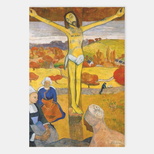 Paul Gauguin - De Gele Christus Inpakpapier Vel