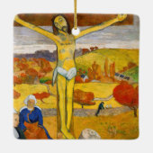 Paul Gauguin - De Gele Christus Keramisch Ornament (Achterkant)