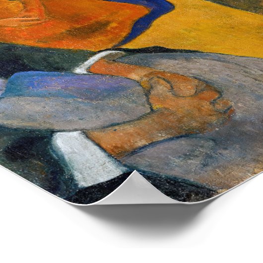 Paul Gauguin - De Gele Christus Poster (Hoek)