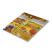 Paul Gauguin - De Gele Christus Tegeltje (Zijkant)