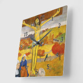 Paul Gauguin - De Gele Christus Vierkante Klok (Hoek)