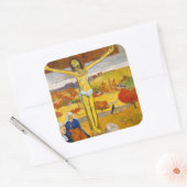 Paul Gauguin - De Gele Christus Vierkante Sticker (Envelop)