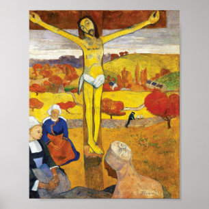 Paul Gauguin De Gele Christus Vintage Fijne Kunst Poster